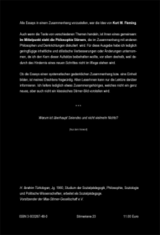 Buch von Tuerkdogan / Der Einzige und das Nichts